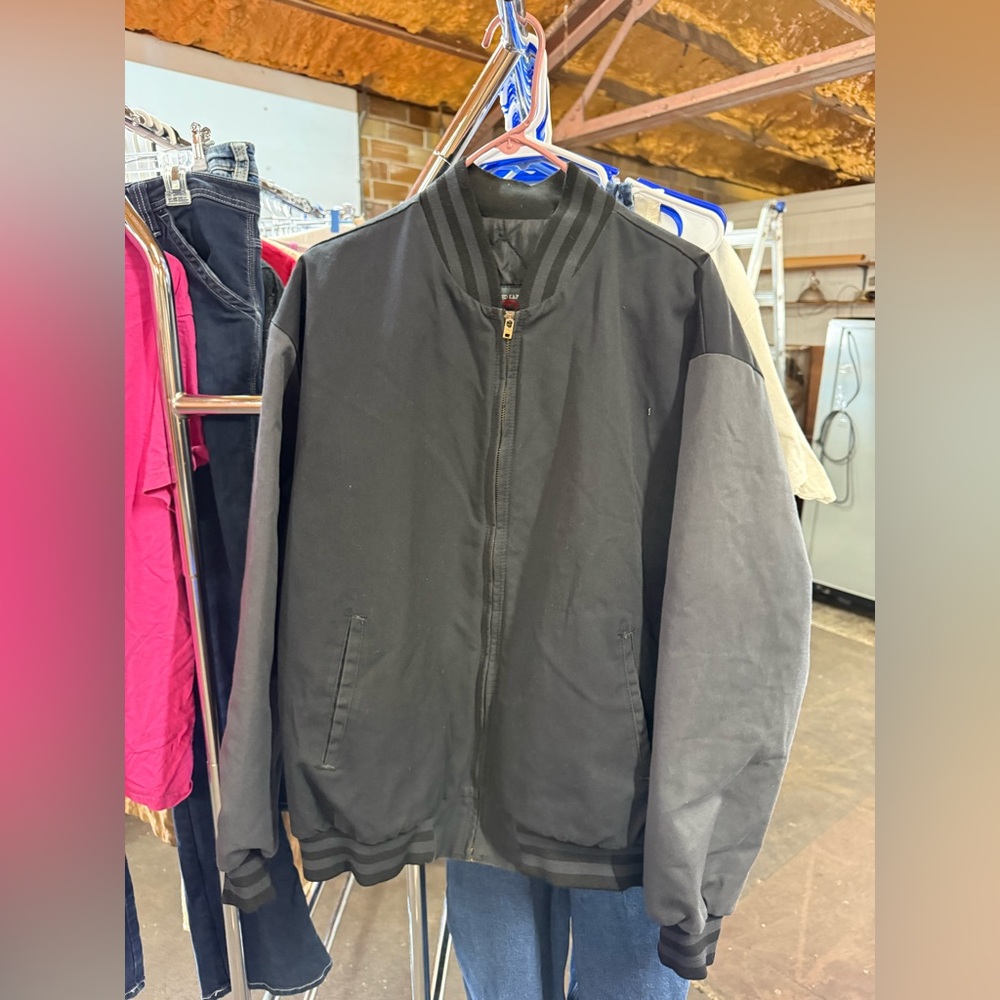 Classic Black Bomber Jacket